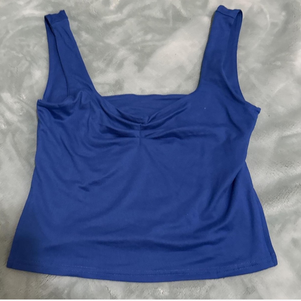 Blue tank top